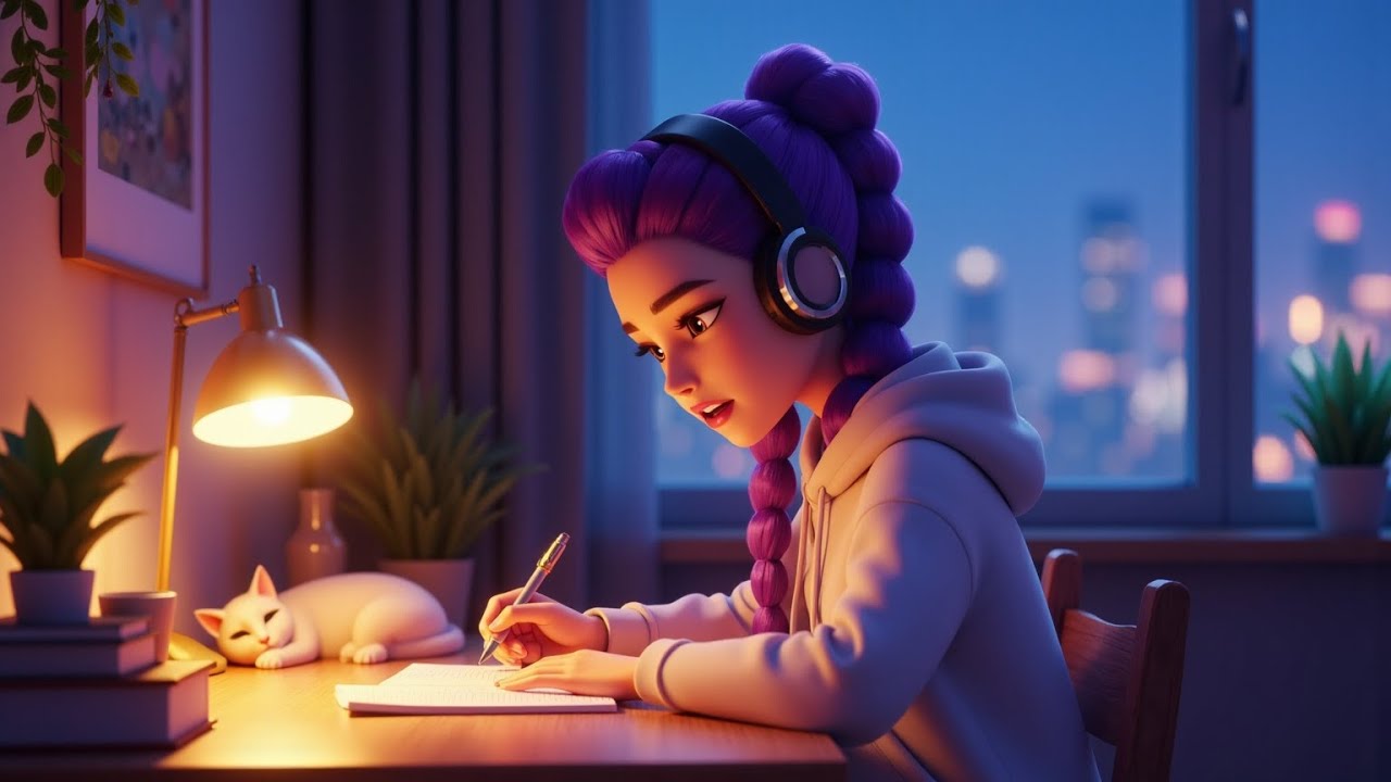 study with Rumi &ndash; lo-fi beats to stay calm & focused 🧠📚