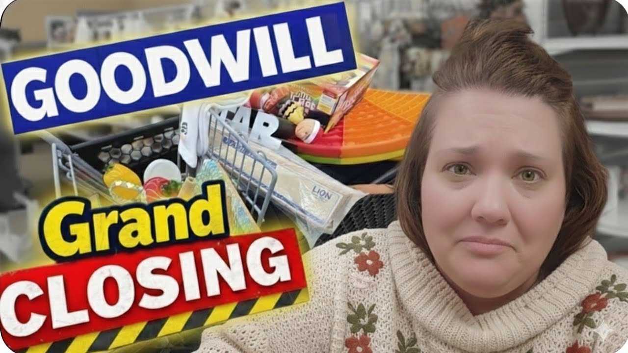 Торжественное закрытие магазина Goodwill! Скидка 50% на всё… Но они всё ещё пополняют запасы?! 🤯