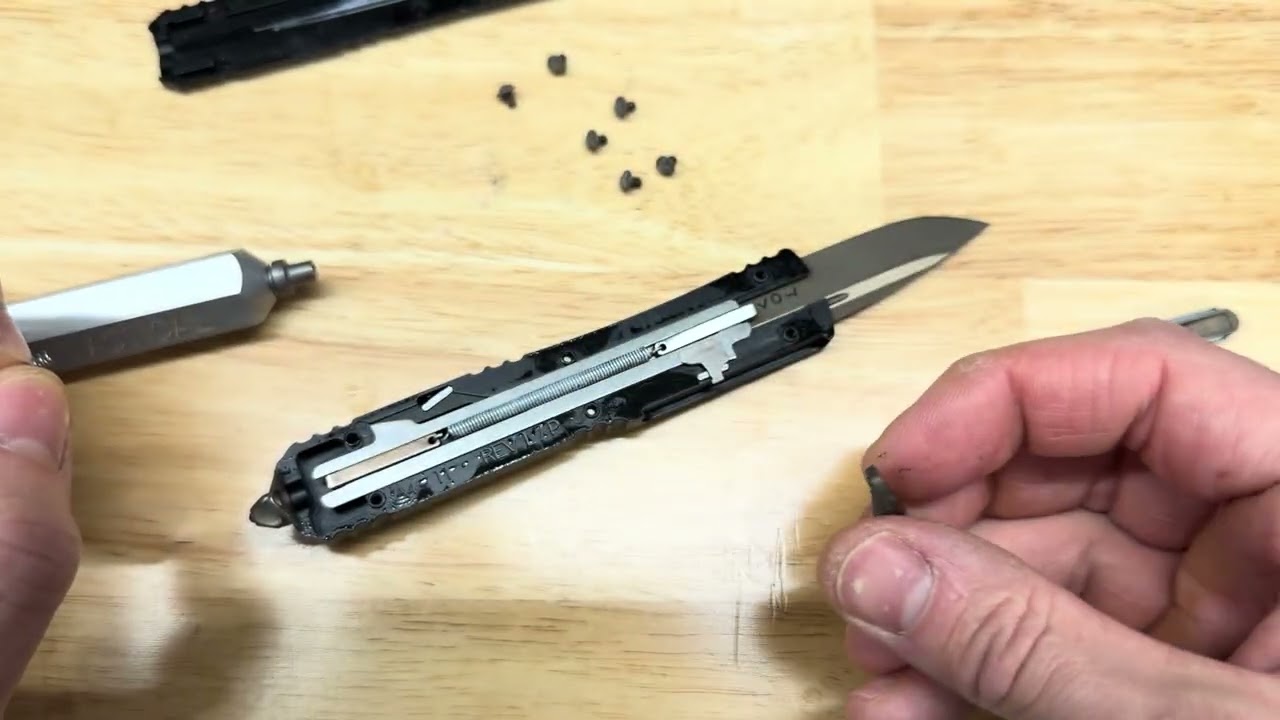 Установка тритиевой кнопки Microtech Ultratech по индивидуальному заказу