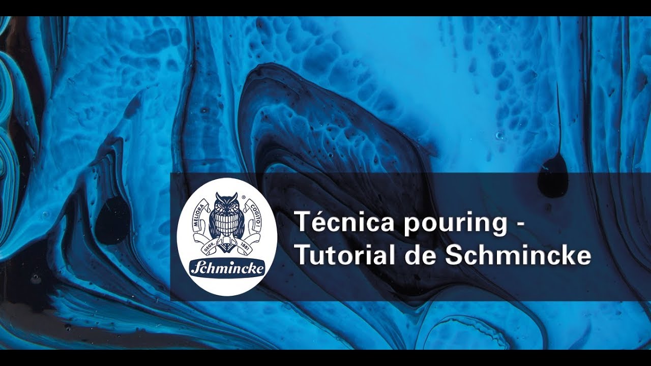 T&eacute;cnica pouring - Tutorial de Schmincke