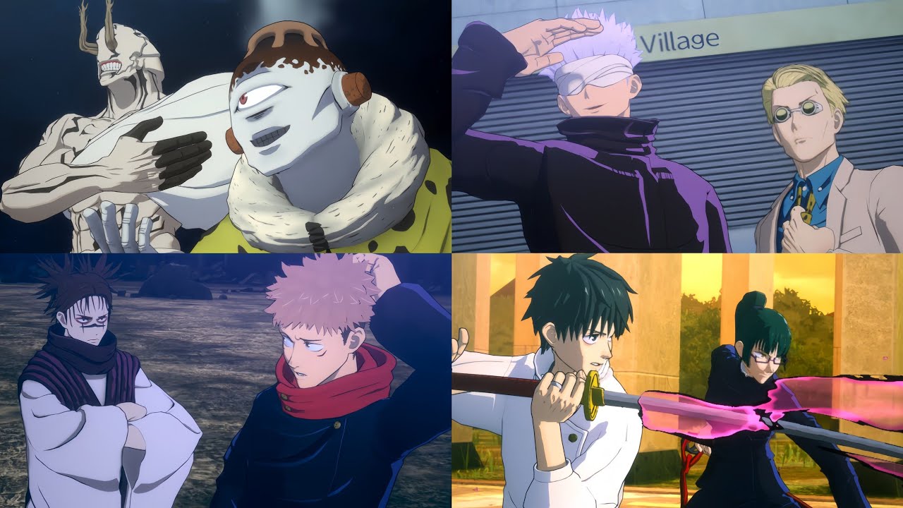 All Special Joint Team Skill Attacks | jujutsu kaisen cursed clash