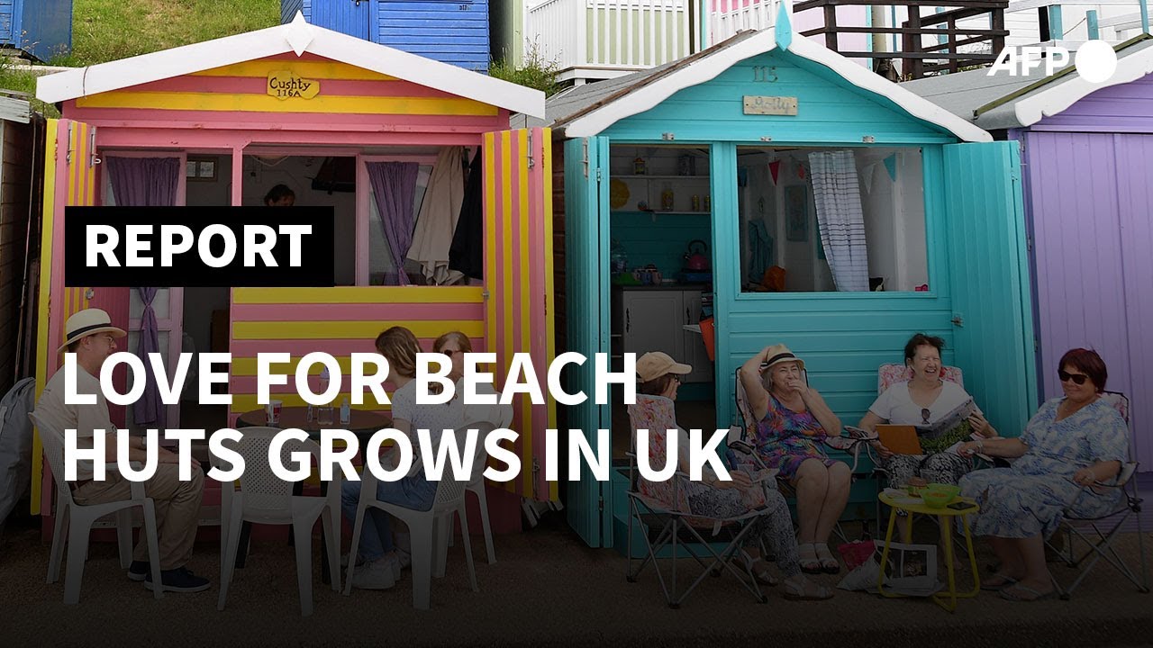 Britain's love for beach huts grows in pandemic | AFP