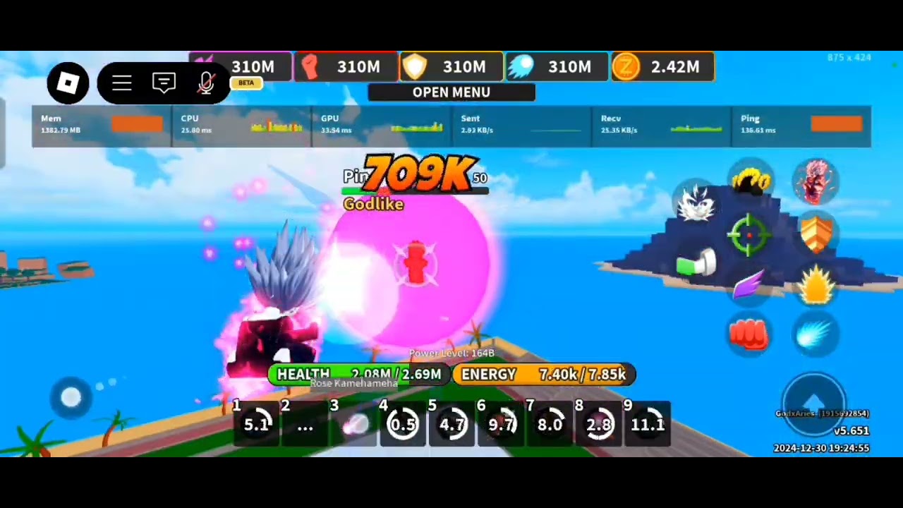 Hailey vs Bag || PVP Dragonball Rage ||