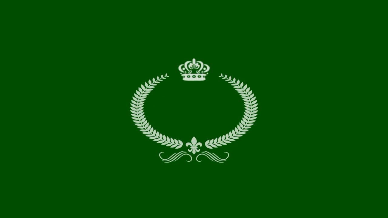 Green screen wedding title effect
