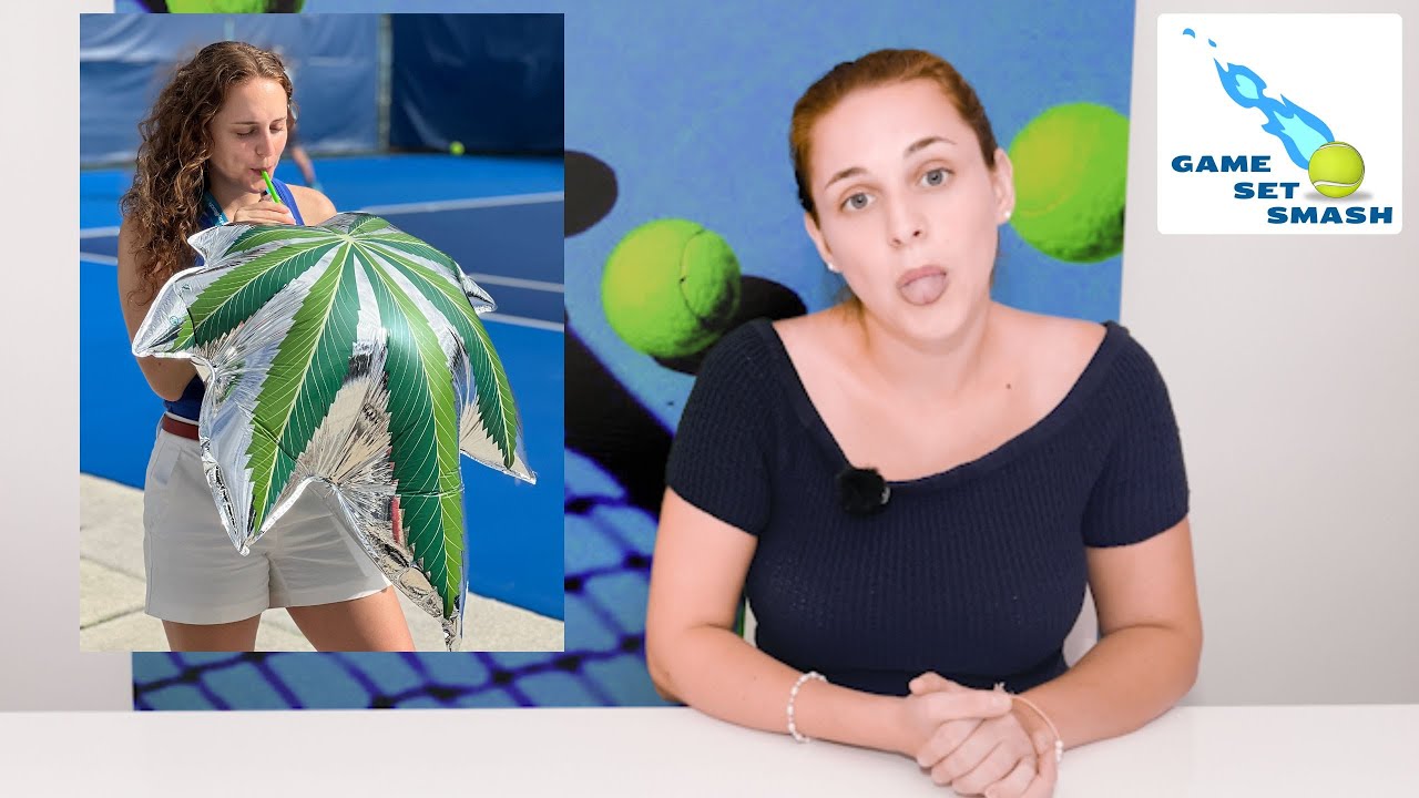 Popping a Marijuana Balloon Halfway Through the Australian Open -- Game Set Smash