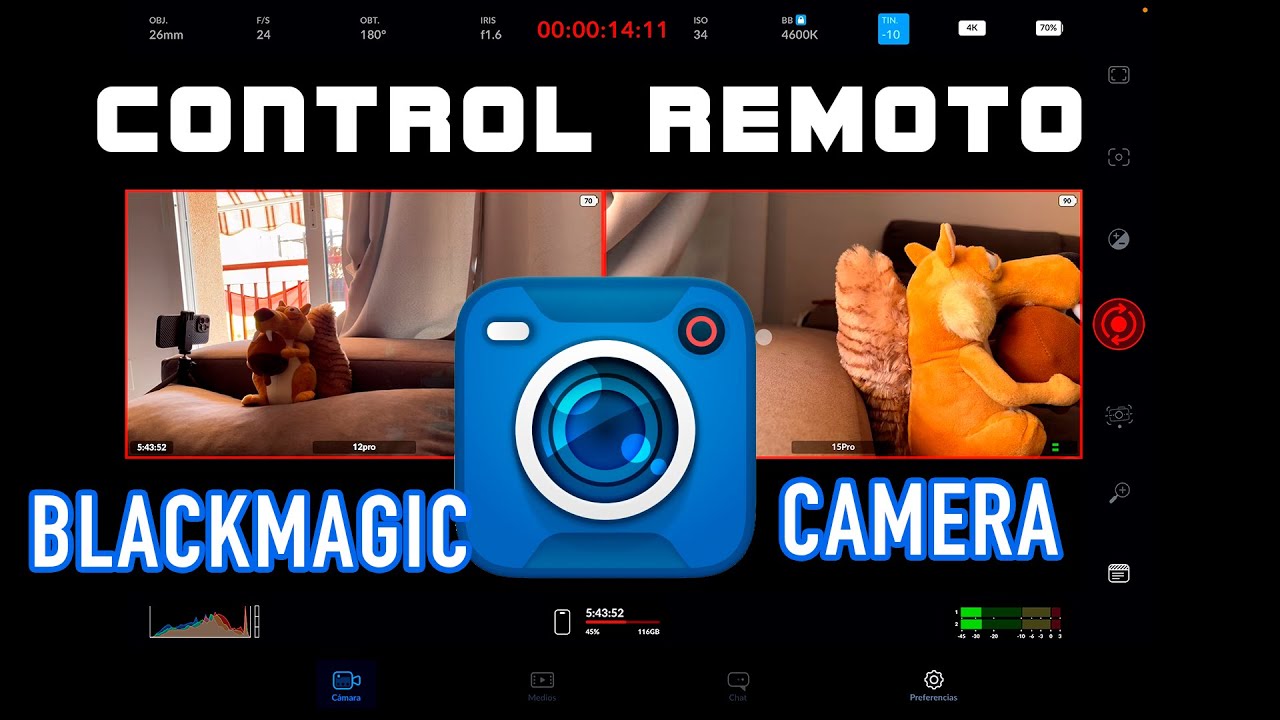 🎬🎥🔴 BlackMagic Cam CONTROL REMOLTO! 💥