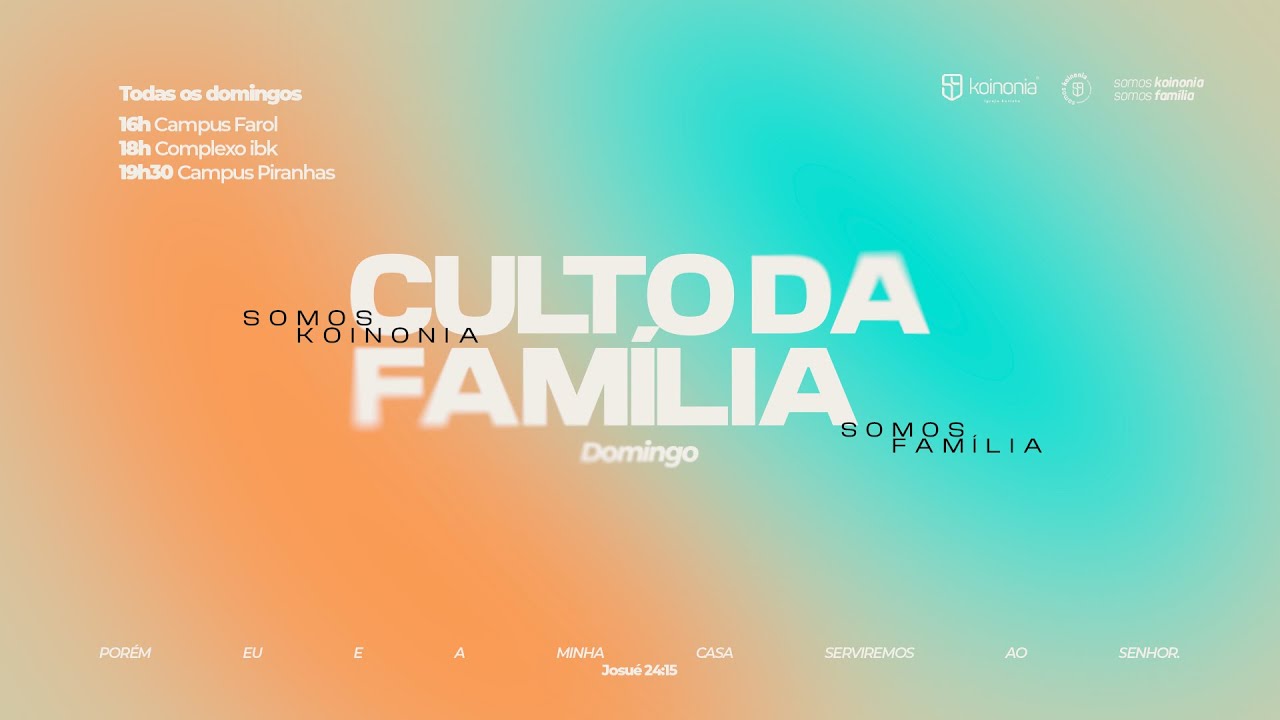 Culto da Fam&iacute;lia | 08.02