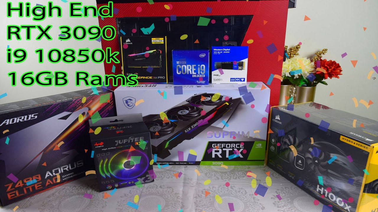 Building A High End Gaming PC in 2021 RTX 3090 i9 10850k 16GB Rams
