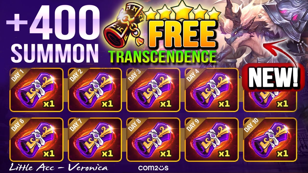 +400 Çağrı - Üstünlük Parşömeni ve Yeni Canavar!  (Veronica Acc.) | Summoners War