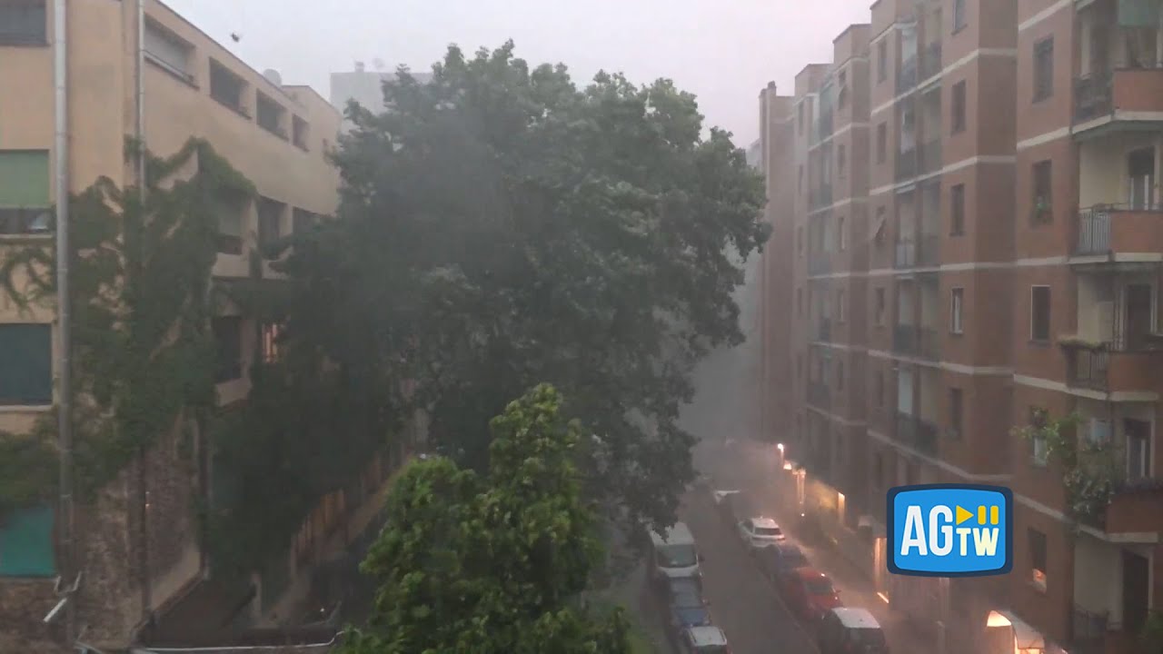 Maltempo, forte nubifragio a Milano