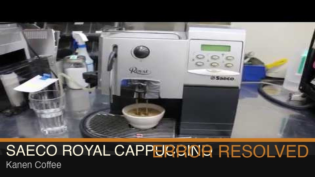 Код ошибки 268 для Saeco Royal Cappuccino Clear Ventilate