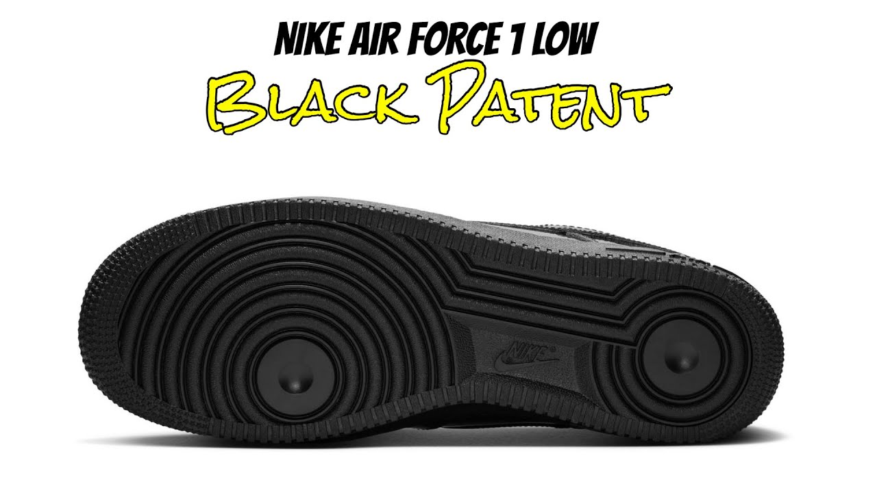 Nike Air Force 1 Low Black Patent