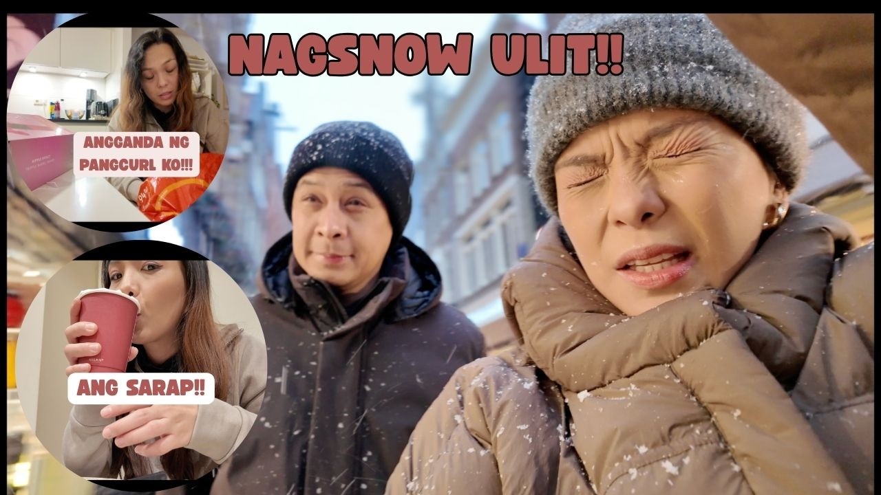 NAGSNOW NANAMAN! ANG MAHAL PERO MASARAP NA DESSERT!  FILIPINO IN AMSTERDAM 4K