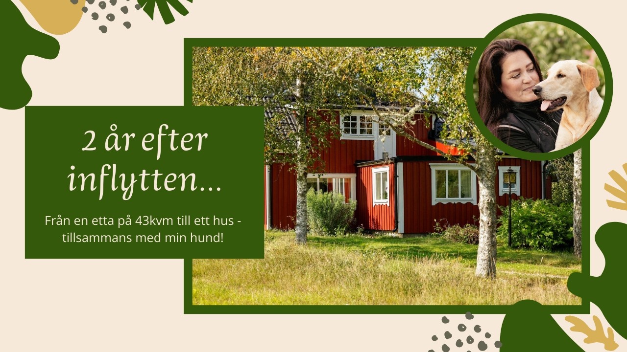 Två år efter inflytten till huset! 🏠📦
