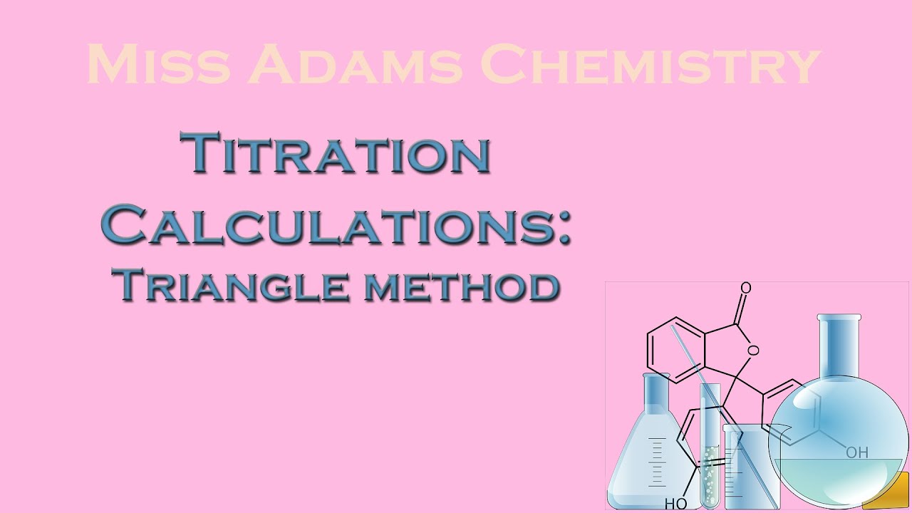 National 5: Titration calculations: Triangle method