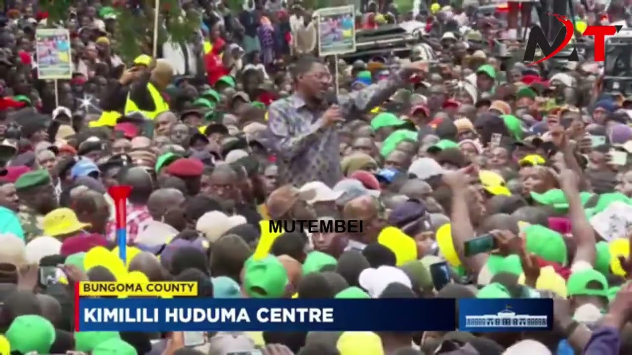 “2032 RUTO ATANIUNGA, NIWE RAIS PIA!” Wetangula Delivers POWERFUL Speech in Kimilili!