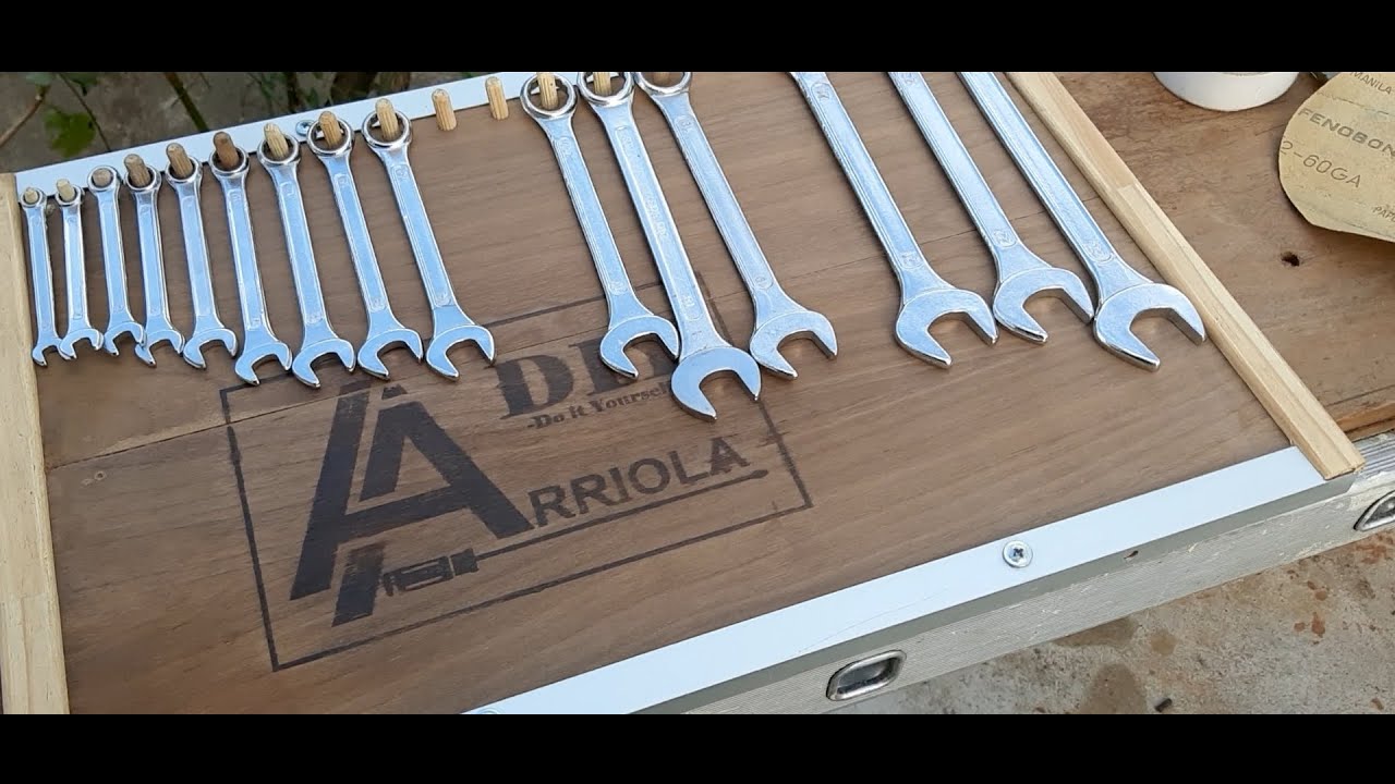 Tablero de llaves combinadas #DIY