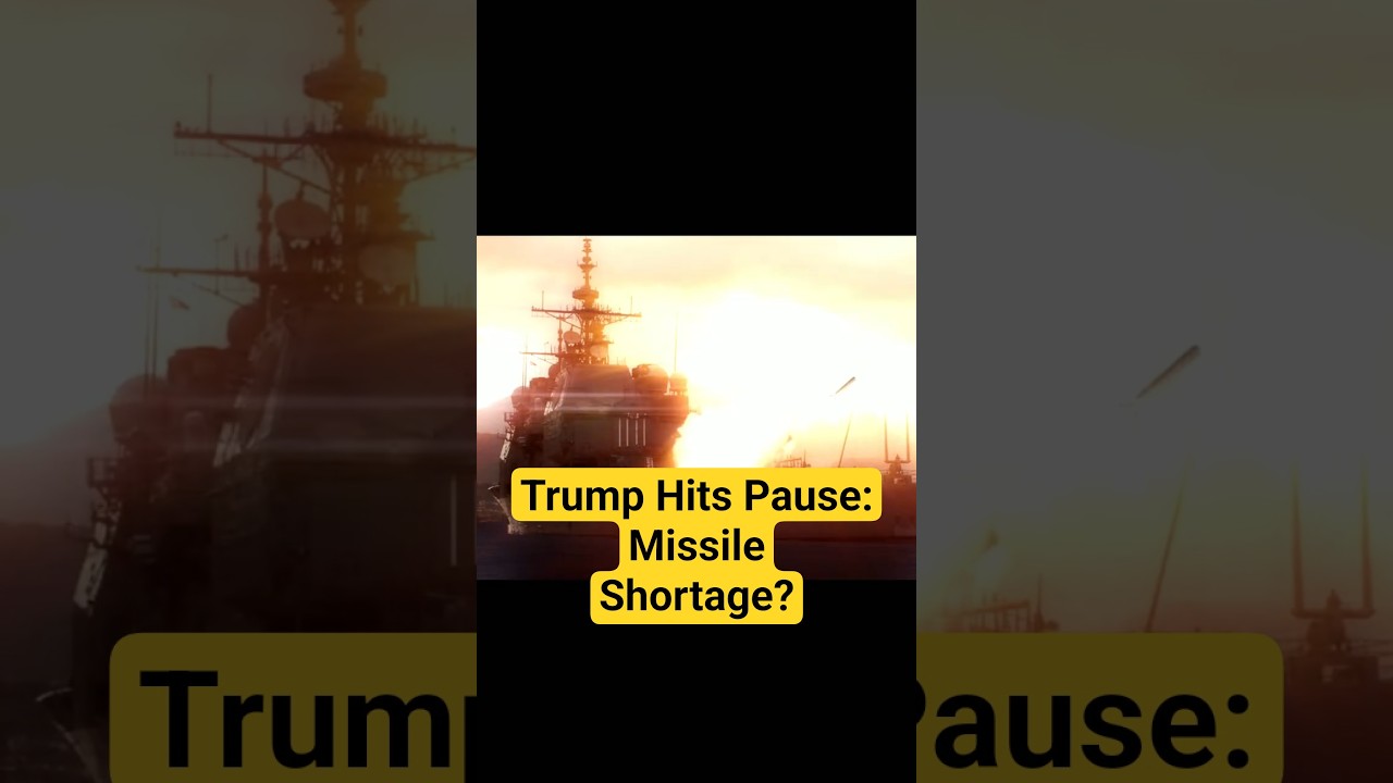 Iran: Why Did Trump Hit Pause? Is There a Munitions Shortage?