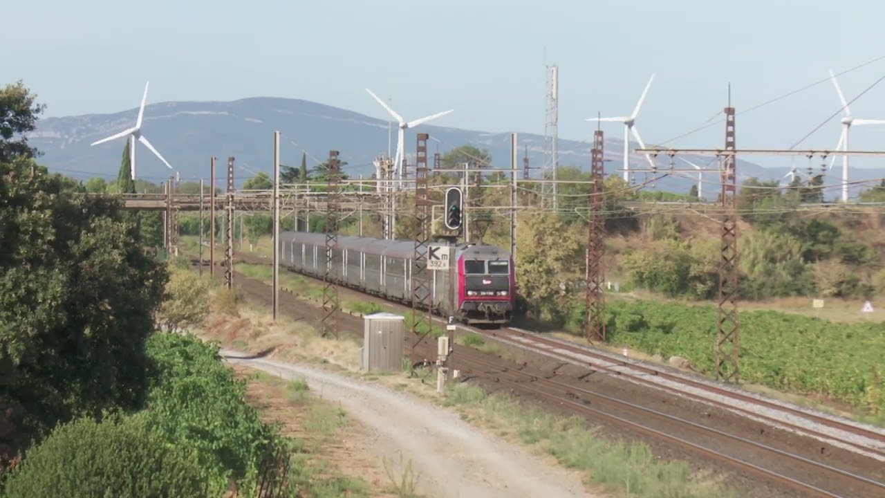 Железные дороги SNCF France — живописный маршрут Нарбонна — Тулуза. Кадры с поезда European Railw...