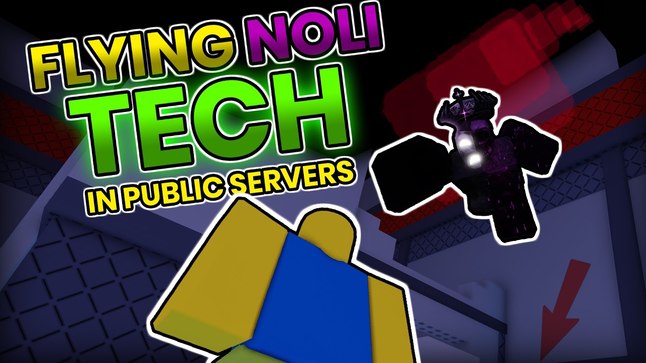 Using The Flying Noli Tech In Public Servers! | Forsaken