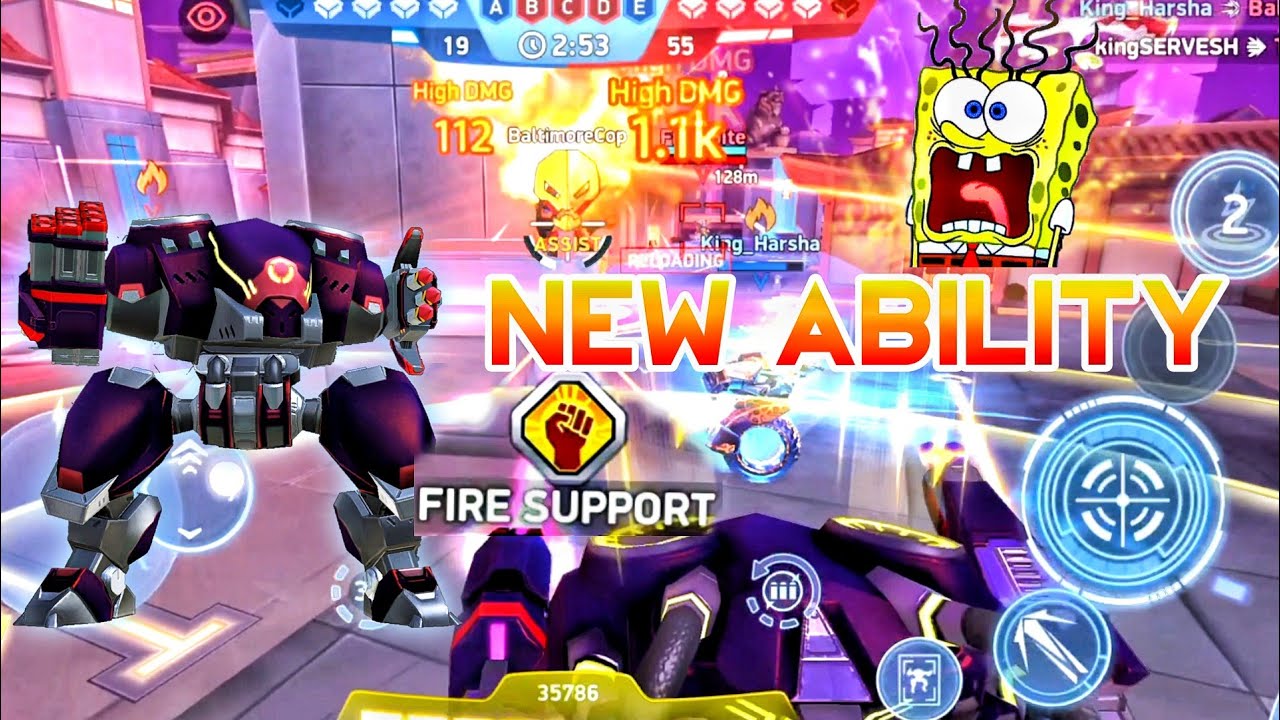 MECH ARENA 💪⚡ Brickhouse NEW Ability OVERCHARGER | New Update testing Battle