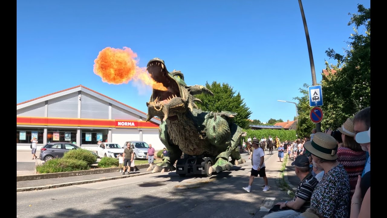 Further Drachenstich Umzug - Go Pro | Inklusive dem Drachen beim Feuer speihen.
