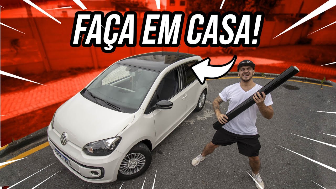 Como ENVELOPAR o TETO do SEU CARRO! 🚗😱 (FÁCIL e BARATO) - Theo Amaral
