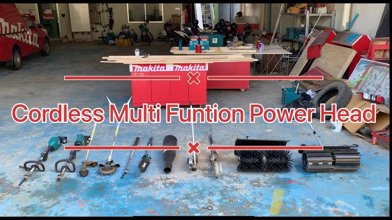 Cordless Multi Function Power Head UX01G with all Attachment
