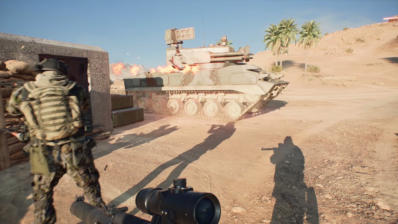 Battlefield 2042: Hardcore No HUD Milsim - Portal Gameplay - BF3 Rush - El Alamein (AS Val + RPG)