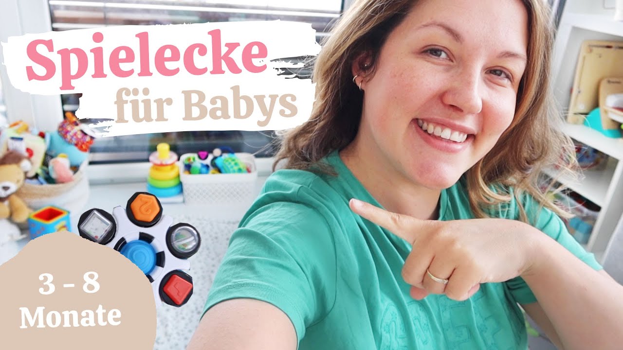 Baby-Spielecke: Spielzeug & Kuscheltiere ab 0 Monate (sinnvoll für 3 bis 8 Monate)