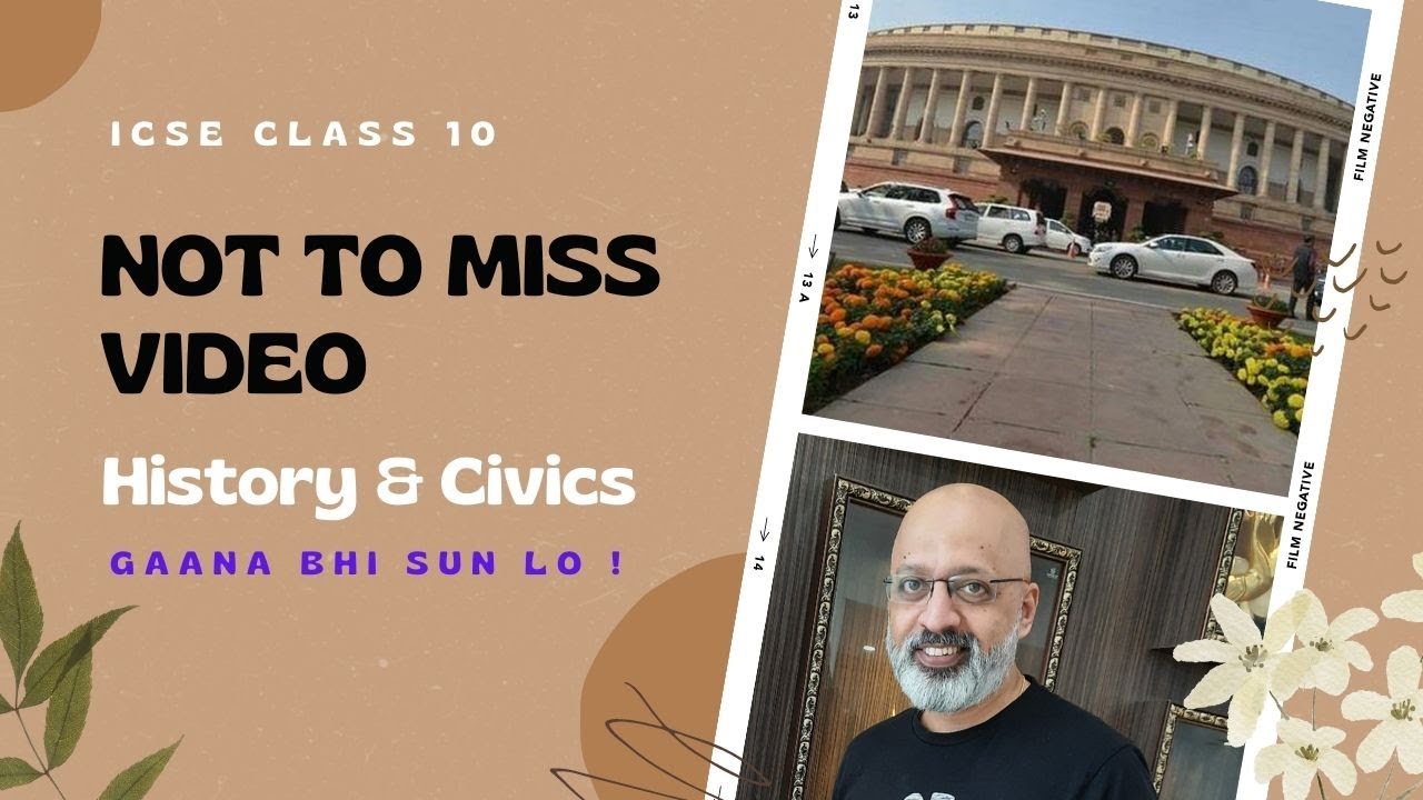 Important Titles in History + Common doubts in Civics | ICSE Class 10 History Civics | Sudhir Sir