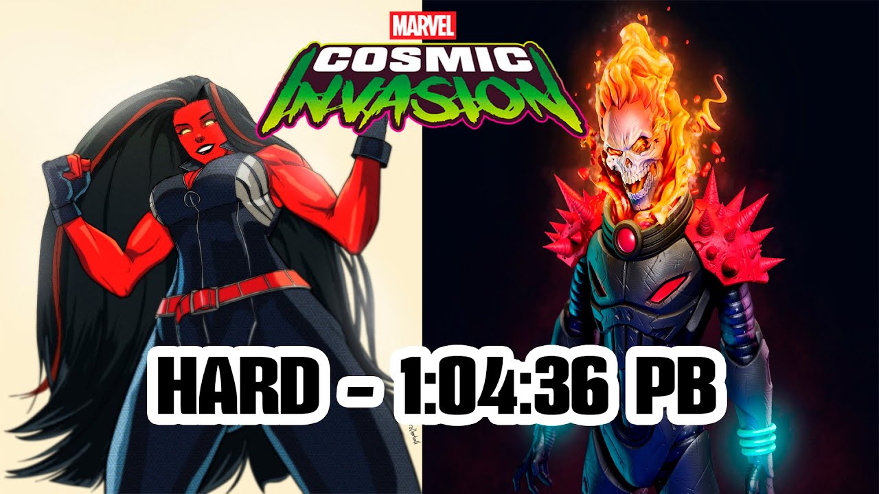 Marvel: Cosmic invasion - Dia 2 - HARD Speedrun - 1:04:36 PB