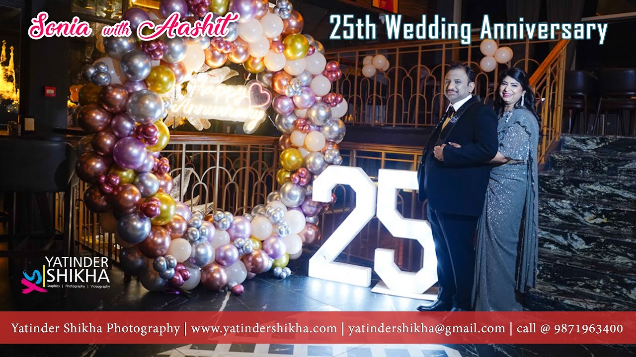 25th Wedding Anniversary | Sonia + Aashit | Soul Barcelona | Yatinder Shikha Photography