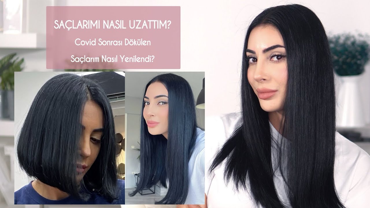 Saçlarım Nasıl Hızlı Uzuyor? Dökülmeler? 💇 | Saç Bakım Rutinim