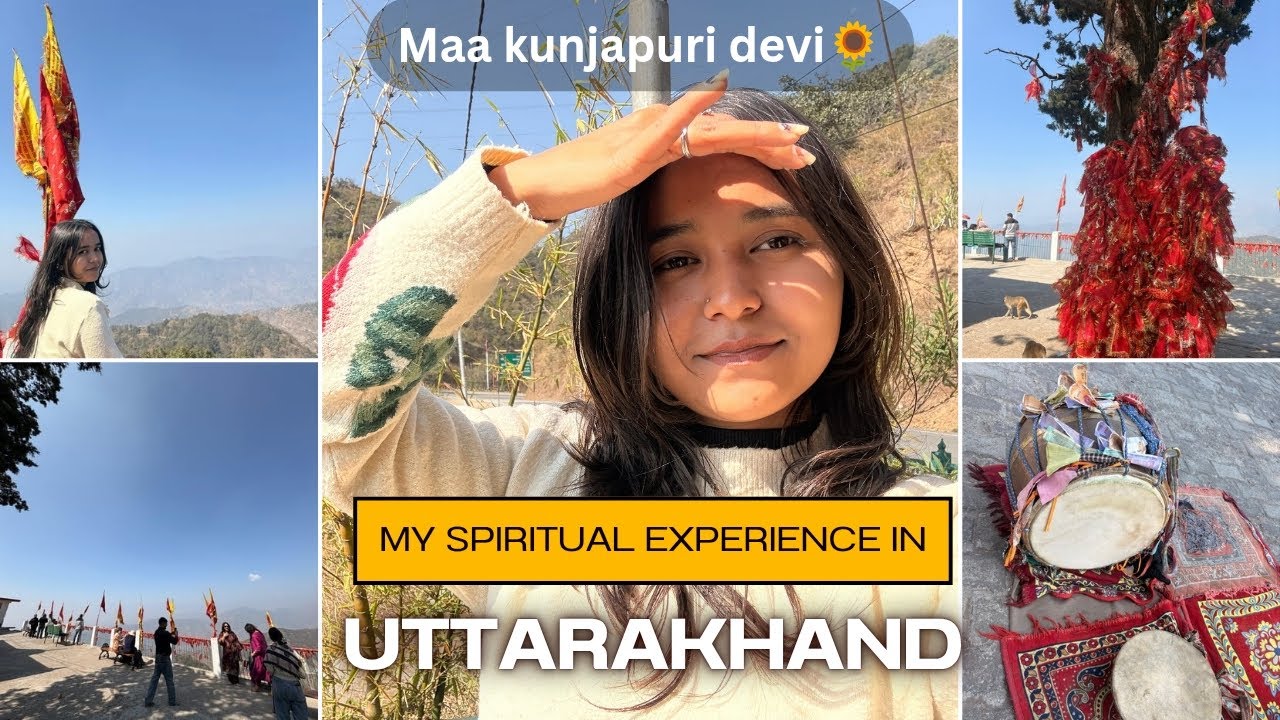 माँ कुंजापुरी देवी ❤🌻|rishikesh📿|devbhoomi uttarakhand 📍🌸|sukoon to pahadon par he h😭❤