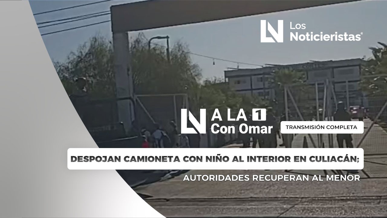 Despojan camioneta con niño al interior en Culiacán; autoridades recuperan al menor