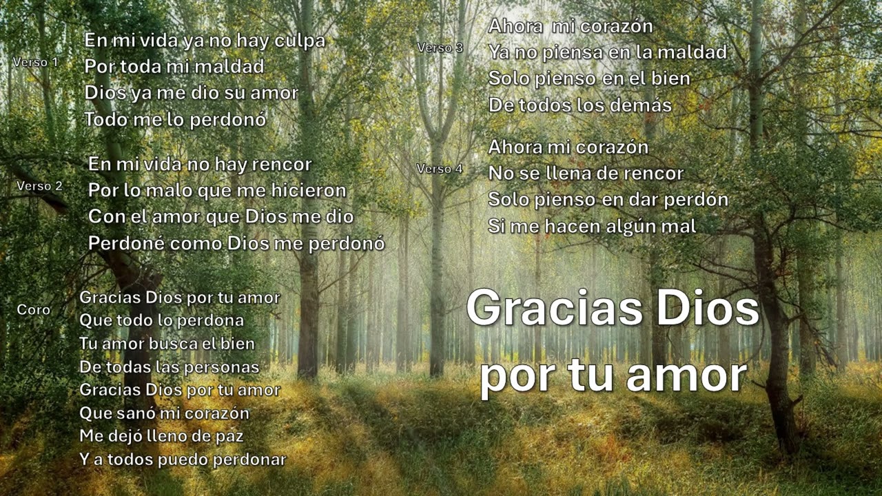 Gracias Dios por tu amor (Balada)