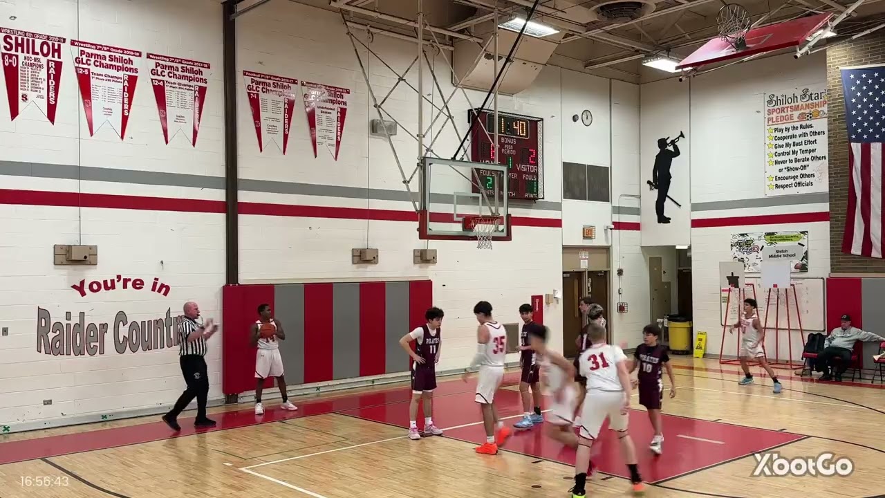 Shiloh 8th graders vs Rocky River White February 4, 2026