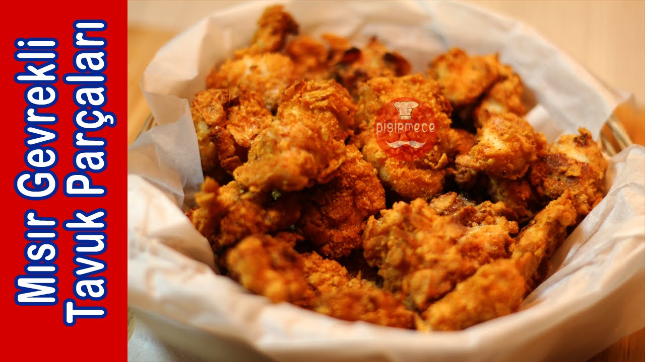 Mısır Gevrekli Tavuk Parçaları | Pişirmece | Yemek Tarifleri
