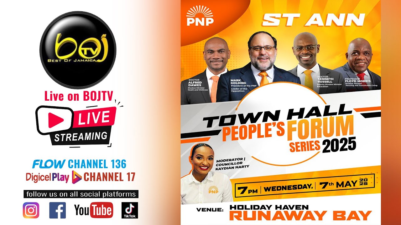 PNP People’s Forum Series 2025 | St. Ann | 7pm | May 7 2025