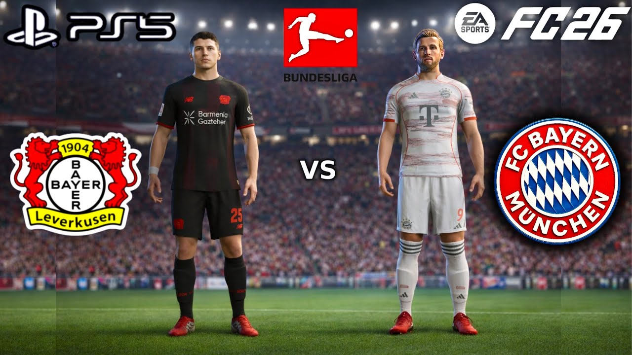 FC26 - Bayer Leverkusen vs Bayern Munich | Bundesliga 25/26 Full Match | PS5 Gameplay {4K60} #fifa26