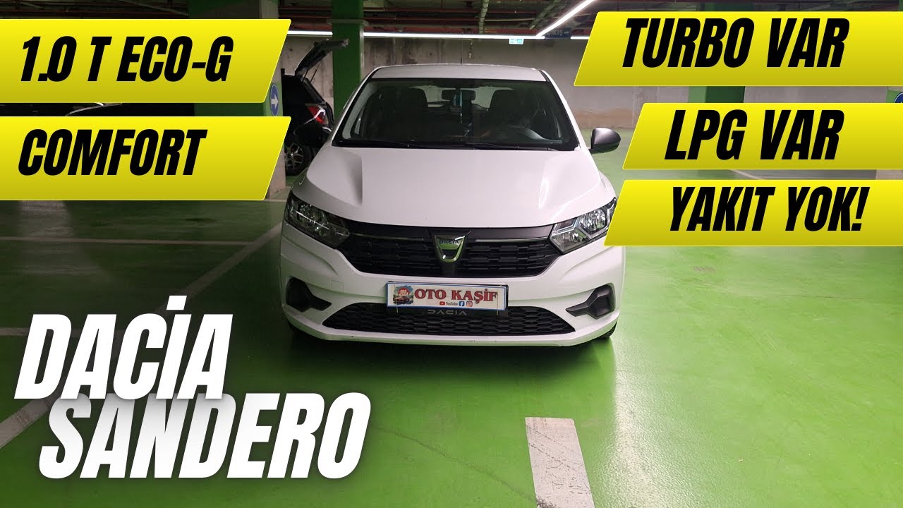 🚗 2021 Dacia Sandero 1.0 T Eco-G | LPG + Turbo = Ekonomi & Performans!