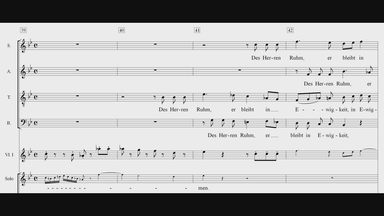 Haydn Schöpfung 34 Singt dem Herren Sopran