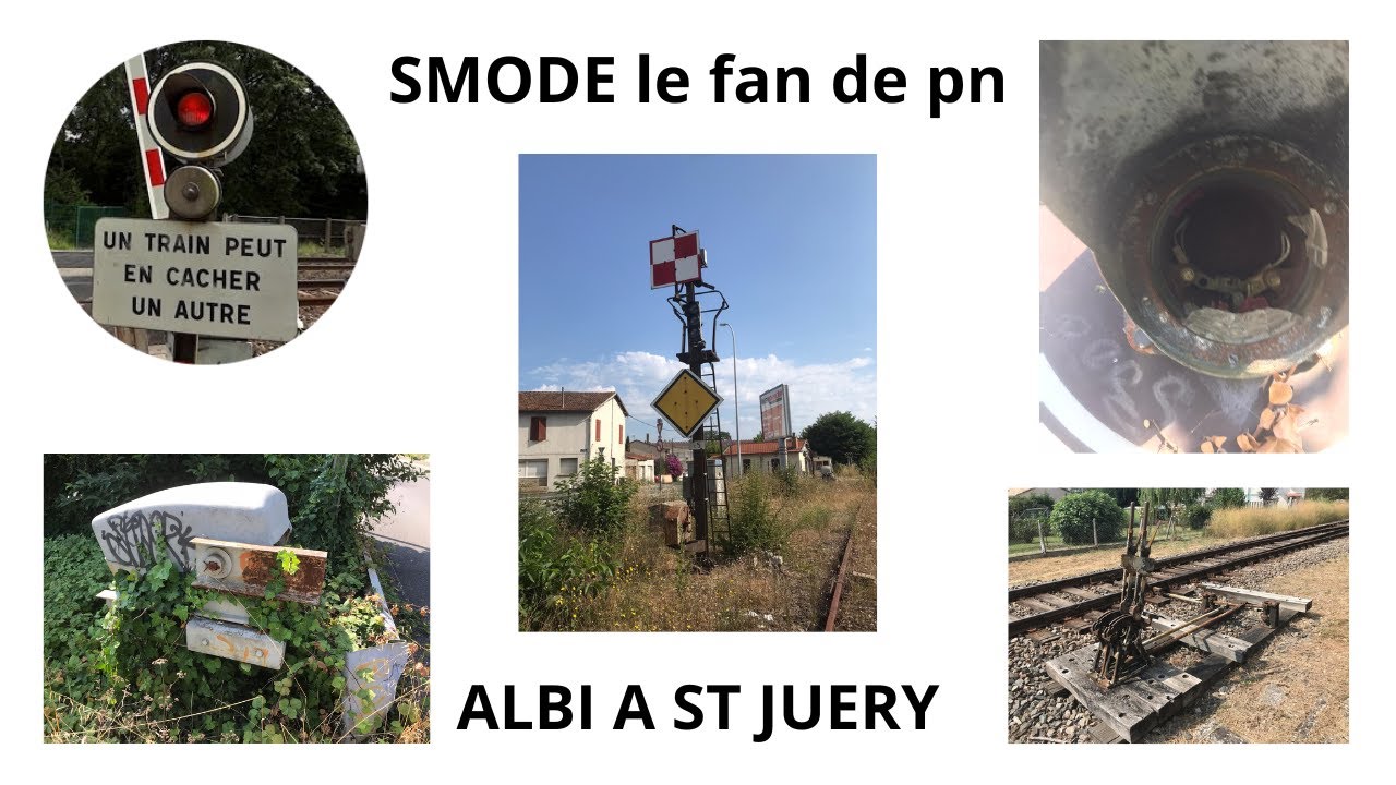 Passages à niveaux abandonnés de l'encienne ligne Albi à St Juery