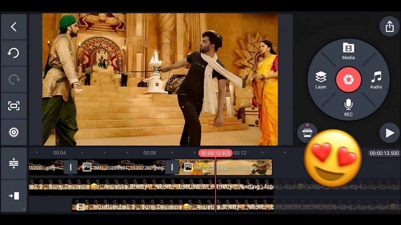 How to Make Bahubali 2 Head Cut Scene in Kinemaster | VFX Editing Tutorial
