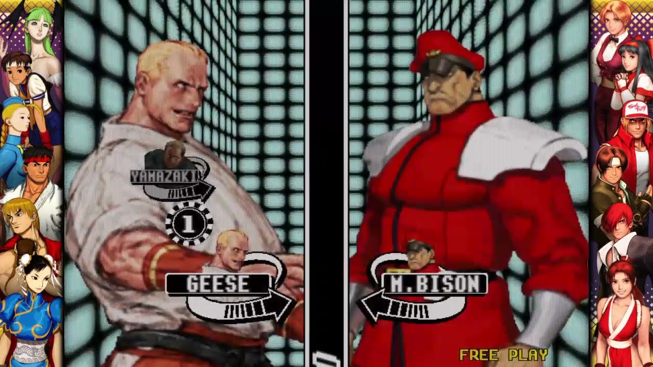 Capcom vs. SNK Instant Boss Fight - Team South Town (Geese/Yamasaki)