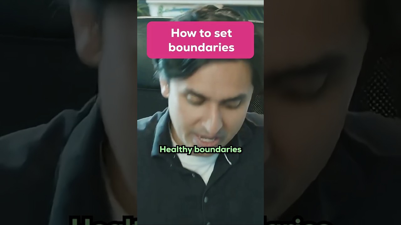 How to set boundaries
