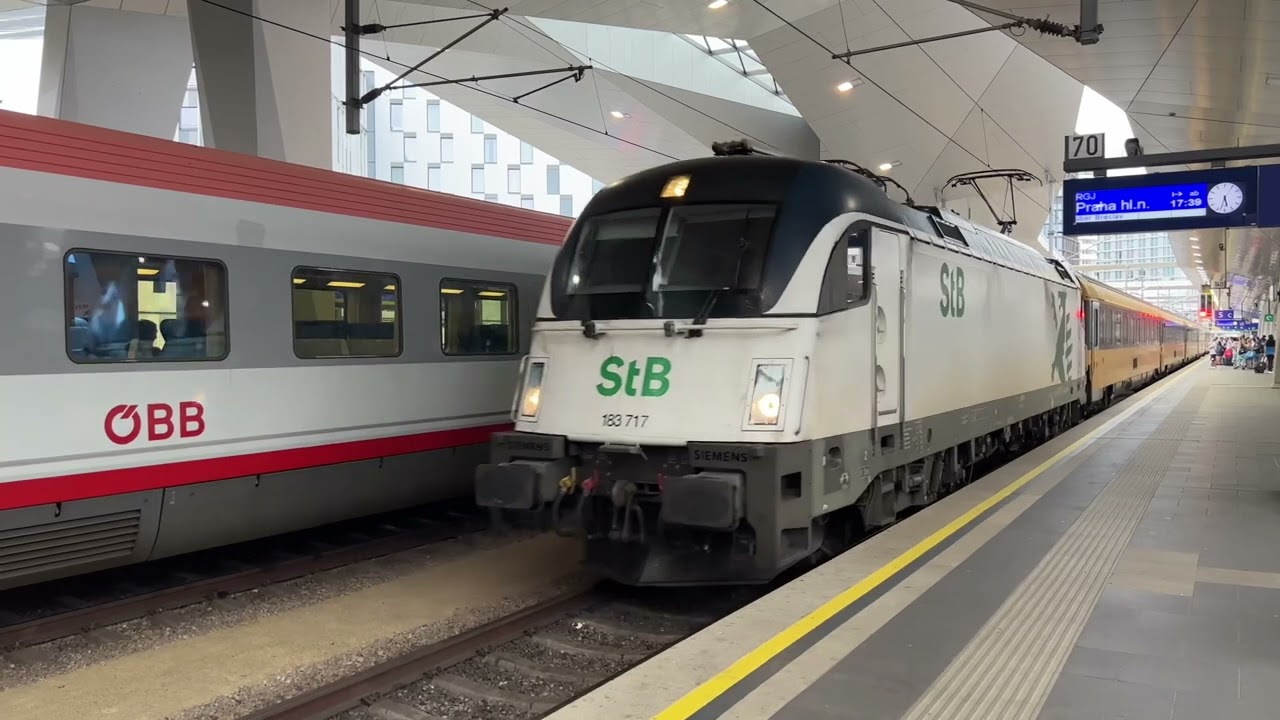 RegioJet kollekció - TRAXX, VECTRON, EuroSprinter (Taurus), StB, CZTrain📍Wien Hbf, Budapest Déli pu