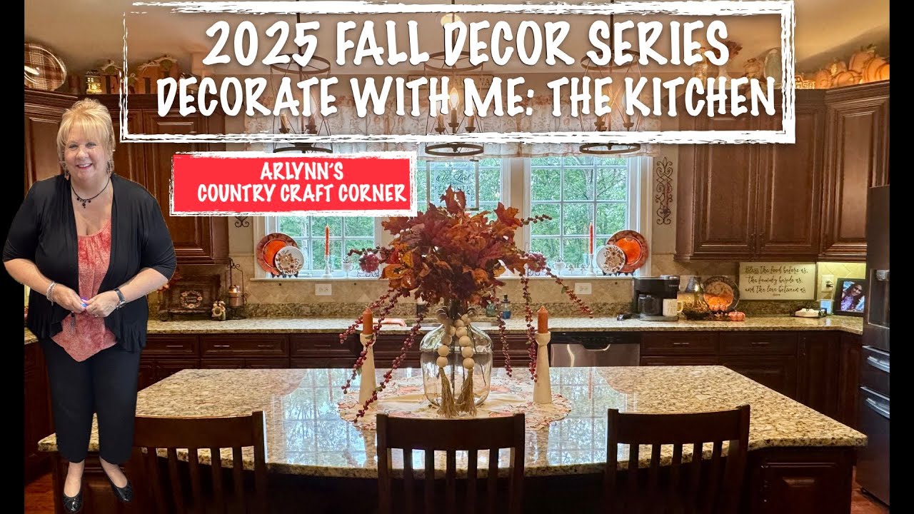 🍁2025 FALL DECOR SERIES🍁 DECORATE WITH ME🍁 THE KITCHEN🍁