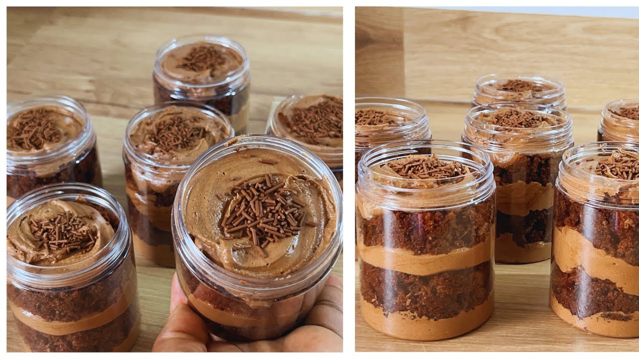 Chocolate Cake Jars